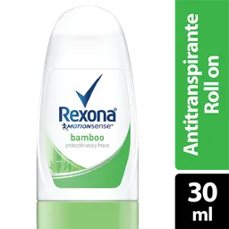 Desodorante Mini Roll On Mujer Rexona Bamboo Y Aloe Vera 30Ml