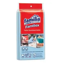 Famitex Paños Semidesechables Institucional Azul Cocina