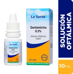 Gentamicina Solución Oftálmica (0.3%)
