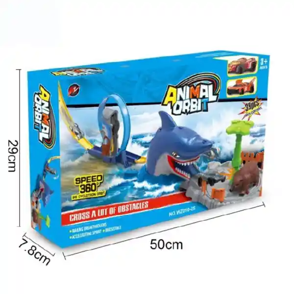  Pista de carros Shark Run  360°