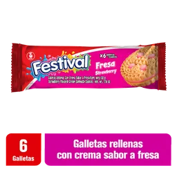 Festival Galleta Sabor Fresa