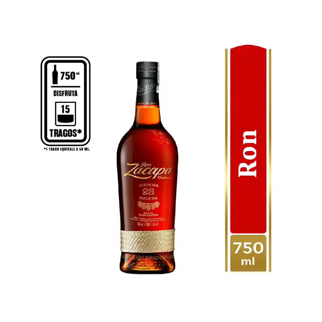 Zacapa Ron 23 Años Botella 750Ml