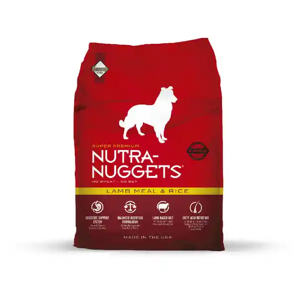 Nutra Nuggets Alimento Para Perro Lamb & Rice 7.5 Kg