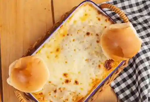 Lasagna Pollo y Bolognesa Mixta 