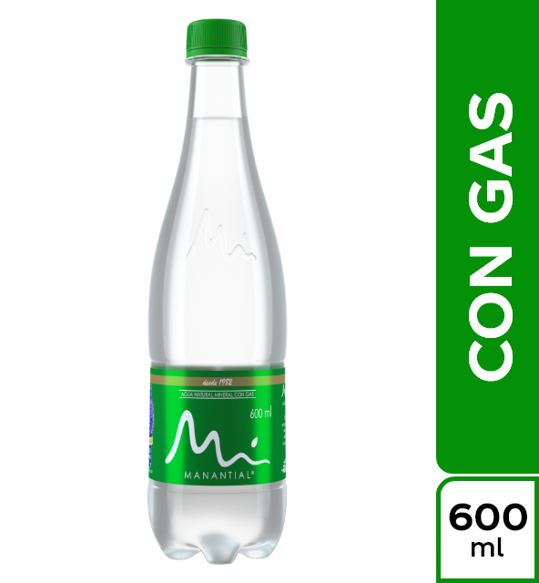 Manantial Con Gas 600 ml