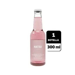 Hatsu Soda Frambuesa Rosas 300 ml 