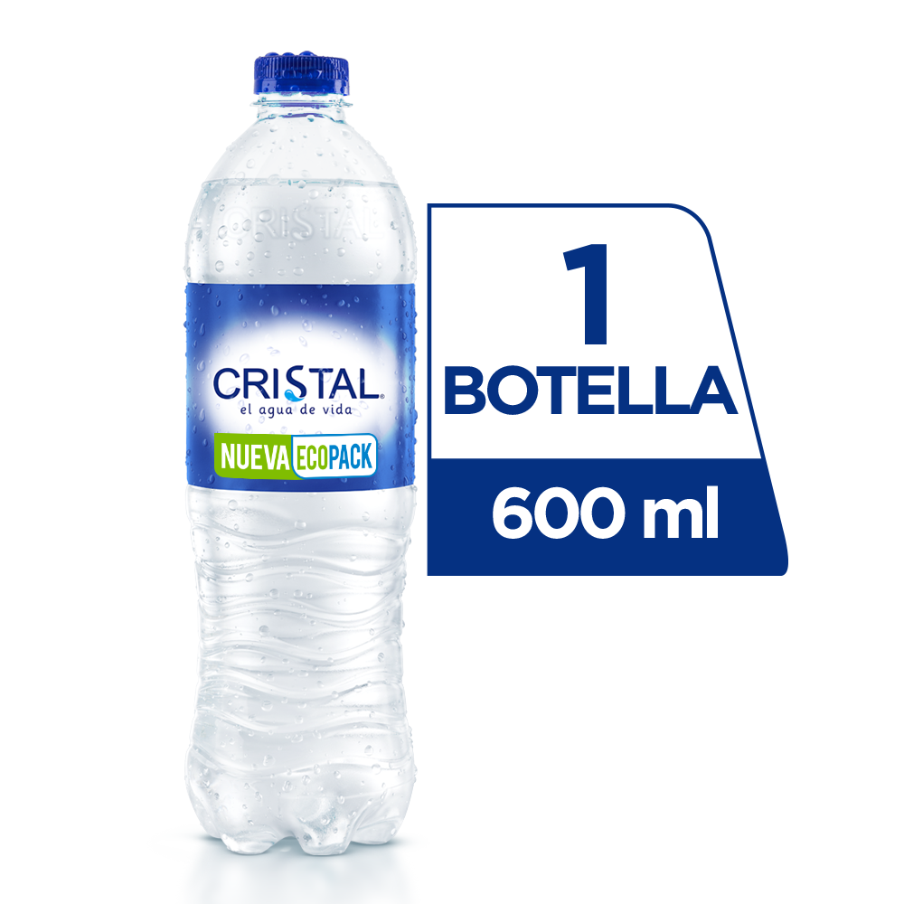 Agua Cristal Pet 600 ml