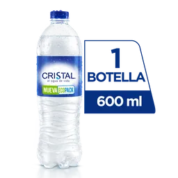 Agua Cristal Pet 600 ml