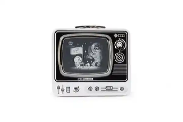 Inusual Design Lonchera Lenticular tv Retro