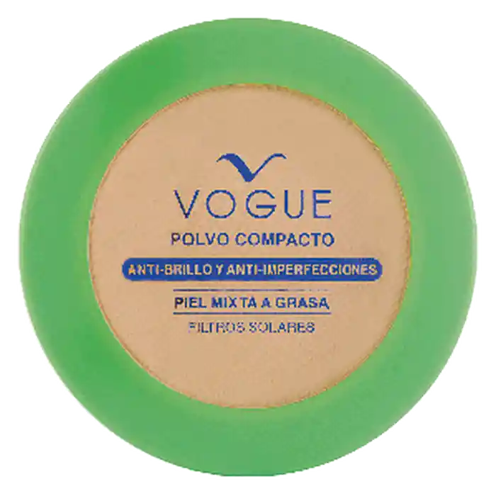 Vogue Polvo Compacto Pieza Anti Brillo Trigueno