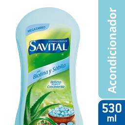 Savital Acondicionador con Biotina y Sábila