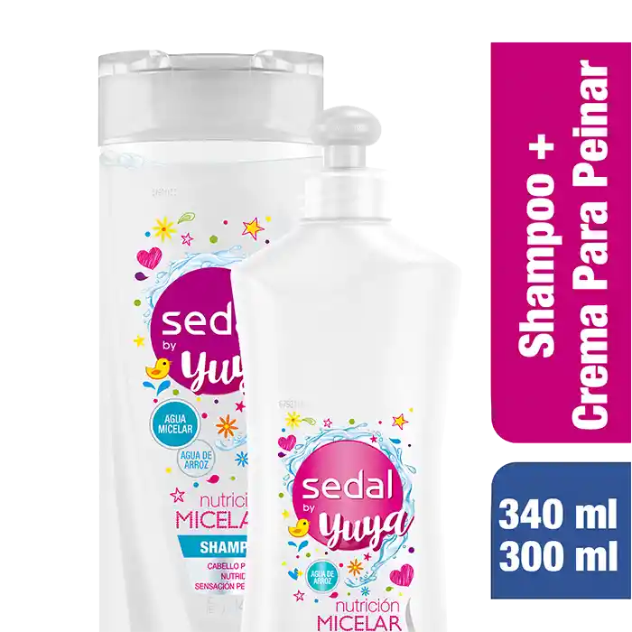 Sedal Super Oferta Yuya Micelar Shampoo + Crema para Peinar