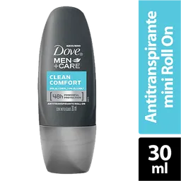 Desodorante Roll On Dove Cuidado Total Hombre 30Ml
