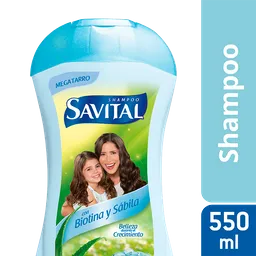 Shampoo Savital Biotina 550Ml