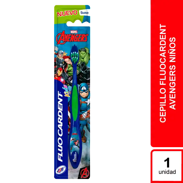 Fluo Cardent Cepillo de Dientes de Avengers para Niños