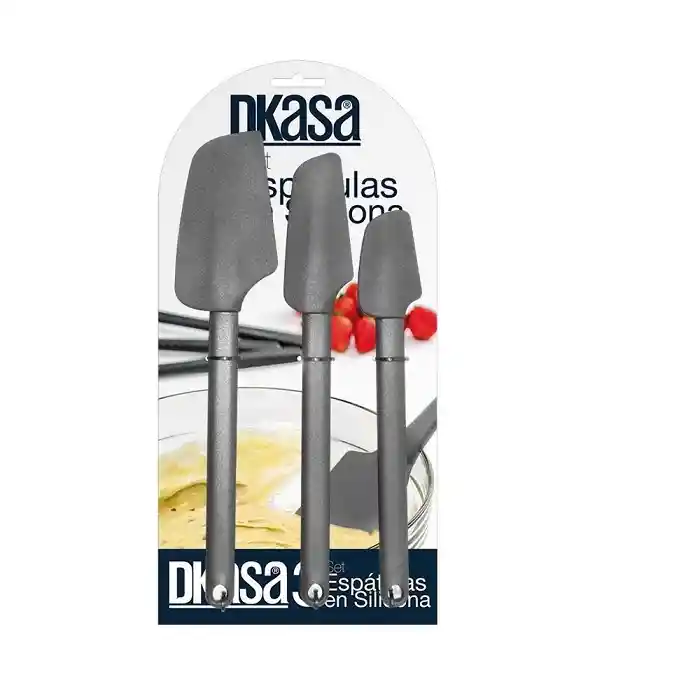  Espatulas En  Silicón A Set 3 Unidades 