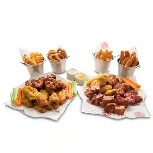 Combo Costillas 450gr y 24 Alitas