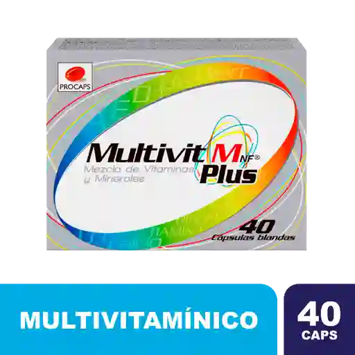 Multivit M Nf Plus Capsulas Blandas