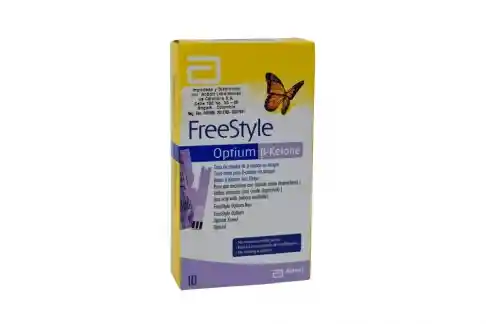 Optium Freestyle B-Ketone Caja Con 10 Tiras