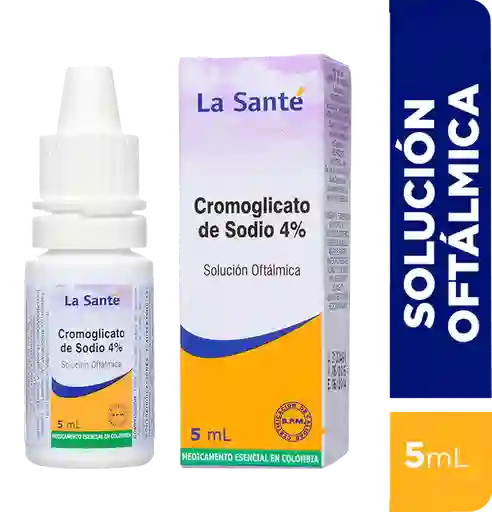La Santé Solución Oftálmica Cromoglicato de Sodio (4 %) 5 mL