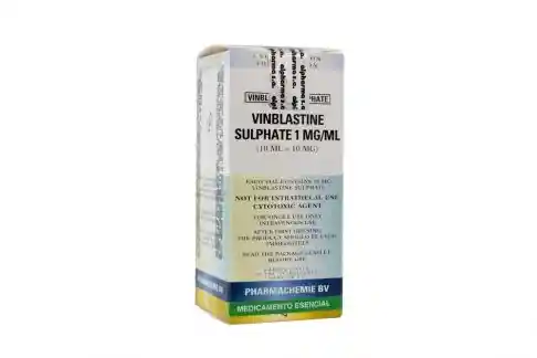 Vinblastina 10 mg Caja Con 1 Vial Rx3 Rx4