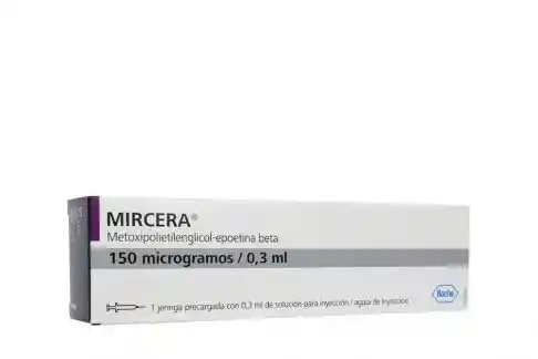 Mircera 150 mcg Caja Una Jeringa Precargada Solución Inyectab