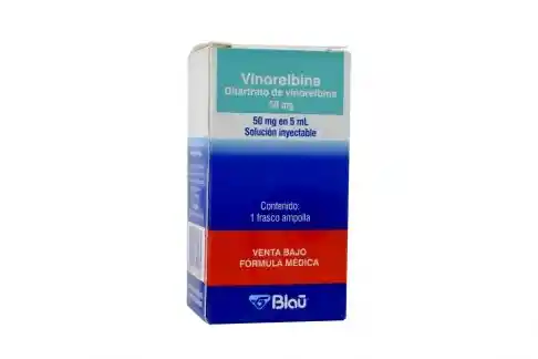 Vinorelbina 50 mg Solución Inyectable Caja Con 1 Frasco Ampol