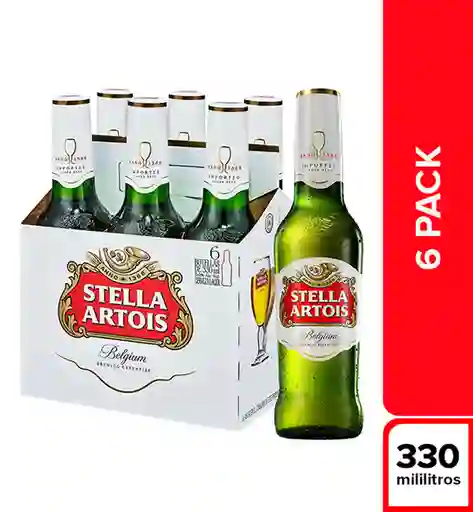 Stella Artois Cerveza - Botella X6