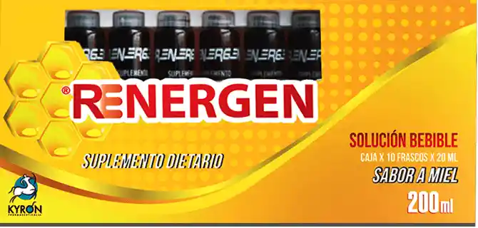 Renergen Suplemento Dietario Bebible En Ampolla 20 Ml X 10