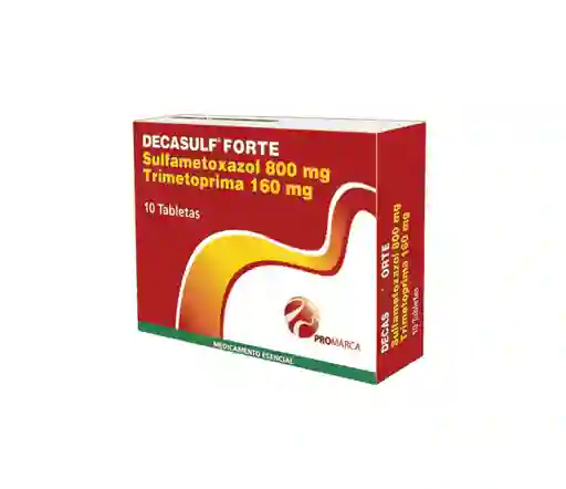 Decasulf Forte Sulfametoxazol (800 mg) 10 Tabletas