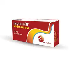 Indolgín Antihistamínico (25 mg) 20 Tabletas