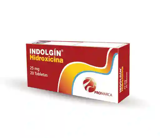 Indolgín Antihistamínico (25 mg) 20 Tabletas