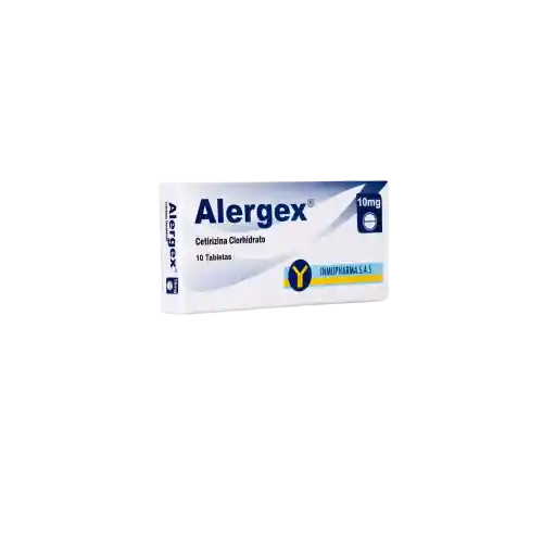 Alergex 10 Tabletas 10 mg