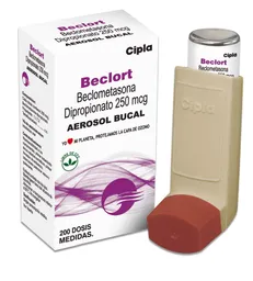 Beclort Aerosol Bucal (250 mcg) 