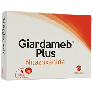 Giardameb Plus Caja 6 Tabletas Recubiertas