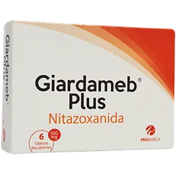 Giardameb Plus Caja 6 Tabletas Recubiertas