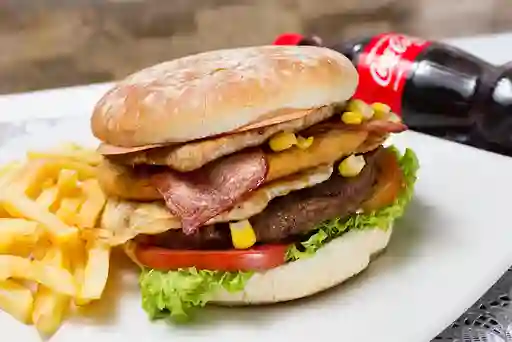 Combo Hamburguesa Súper