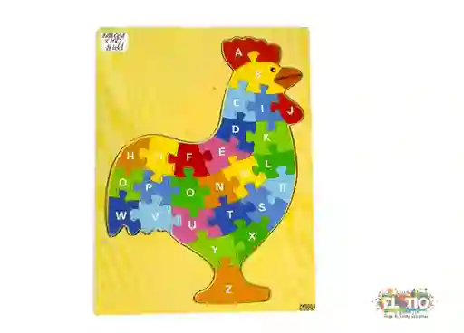 Didactico Rompecabezas De Gallina