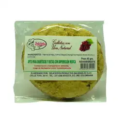 Galletas Con Uva Natural