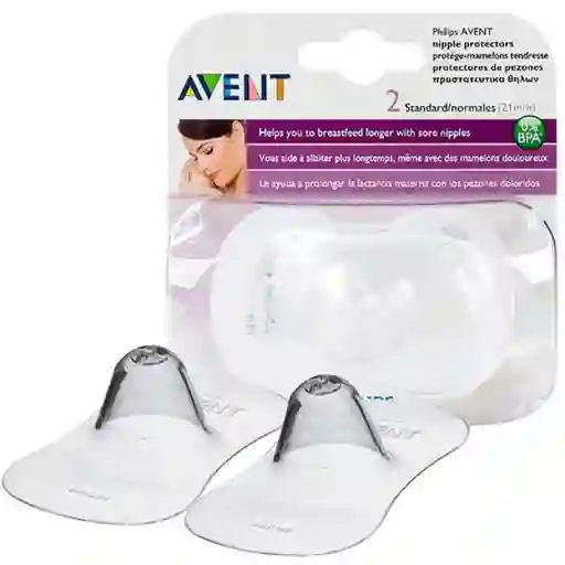 Avent Pezoneras Lactancia Protector Pezon Estándar Ultrafina