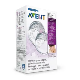 Avent Conchas Copas Pezoneras Recolectoras Protectores Leche