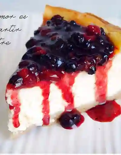 Cheesecake Frutos Rojos Porción