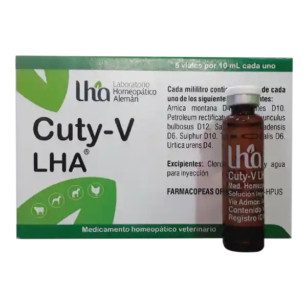 Cuty-V LHA Medicamento Homeopático Veterinario