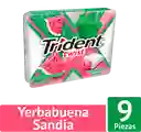 Trident Goma de Mascar Twist Sabor Yerbabuena y Sandía