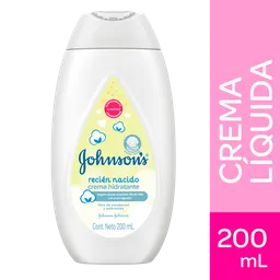 Crema Líquida Johnson Baby Recién Nacido 200 Ml