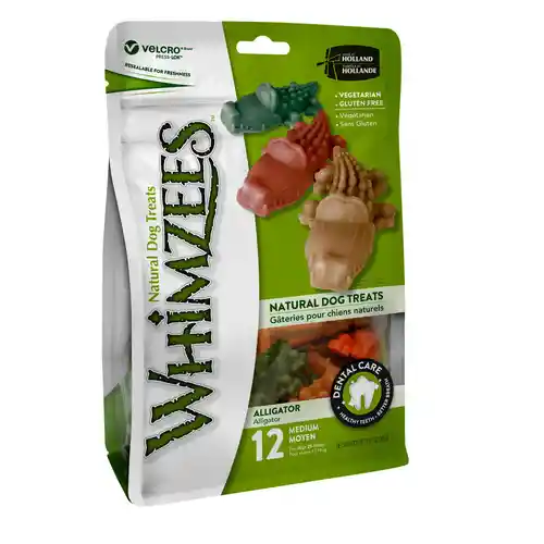 Natural Masticable Dog Whimzees 360Gr Cocodrilo S