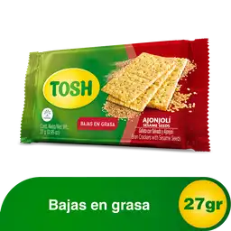 Tosh Galletas con Salvado y Ajonjolí Bajas en Grasa