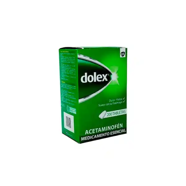 Dolex 200 Tabletas (500 mg)