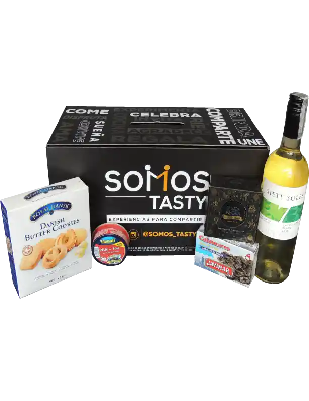 Kit De Regalo Silver 7 Soles Sauvignon Blanc 750 Ml