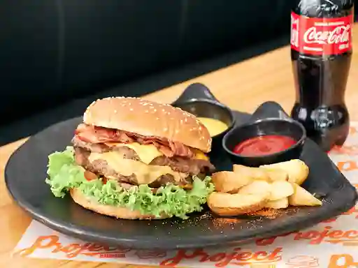 Combo de Hamburguesa Project Doble Carne